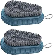 Beavorty 2pcs Cleaning Brush Clothing Cleaning Tool Clothes Brush Finger Nail Scrub Brush Toe Brush Cleaning Clothes Plastic Cleaner Clothes Scrub Brush No Scratch Abs Collar Window Cleaner