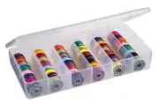 ArtBin 8156AB Large Bobbin Box, Sewing Bobbin Organizer, [1] Plastic Storage
