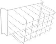 Cabilock Deep Freezer Organiser Basket Metal Freezer Basket Storage Rack Fridge Storage Bins for Easy Access