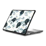 MacBook Pro 13-inch (M1 / M2 / Intel) Impact Case Abstract navy blue gold white boho watercolor floral