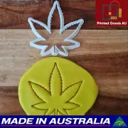 Marijuana Cannabis Weed Leaf 420 Cookie Cutter Embosser Stamp Biscuit Fondant Cu