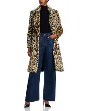 Alice and Olivia Nicholas Faux Fur Coat