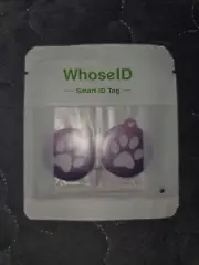2 New NFC & QR Code Smart Pet ID Tag Personalized Dog Cat Online Profile Purple