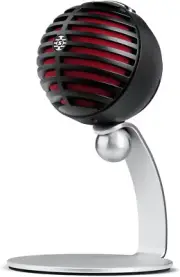 Shure MV5 Digital Black Condenser Microphone + USB & Lightning Cable , New!