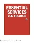 Steel Essential Services Log Book/Records Cabinet /Doc. Box with 003 Lock - RED