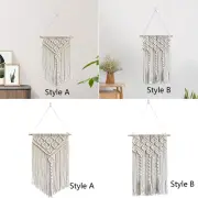Macrame Wall Hanging over Bed Tassel Christmas Bohemian Tapestry Wall Decor