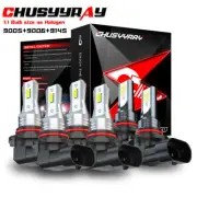 For Lincoln Navigator 2003-2006 6000K 6pcs LED Headlight Hi/Lo+Fog Light Bulbs
