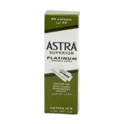 100 Blades Astra Double Edge Safety Razor Shaving Blade Made In Russia-Old Stock