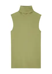 Rohe Roll-neck Wool top - Sage - 34 (UK6 / XS) 34 (UK6 / XS)