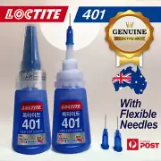 Super Glue 2X Loctite 401+2NEEDLES/25ml/Instant Adhesive Rapid Multi-Purpose