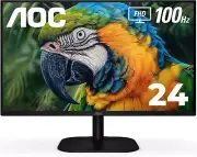 24B2H2 24” Frameless IPS Monitor FHD 1080p 100Hz 106% sRGB for Home Office