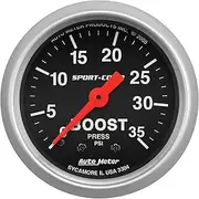 Autometer 2-1/16" Boost, 0-35 PSI, Mechanical, Sport-Comp (3304)