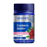 在飛比找蝦皮購物優惠-澳洲瓦格納Wagner蔓越莓25000mg(90)粒(現貨）