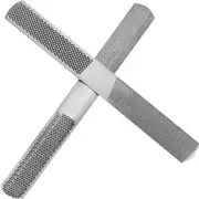 2 Pack Wood Rasp File 4 Way Hand File and Half Round Rasp for Wood Metal