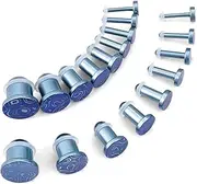 [TBOSEN] 18PCS Precise Dimensions Set G23 Titanium O-Ring Ear Plugs Tunnels Gauges Stretcher Piercings Kit 14G-00G