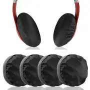 Geekria 2 Pairs Washable Headphone Covers (M / Black-Red)
