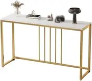 Home Console Table Storage Display Shelf Narrow Table for Hallway Entryway Living Room(Medium)