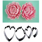 4pc Peony Flower Cake Fondant Plunger Cutter Decorating Mold Sugarcraft Bak'DD