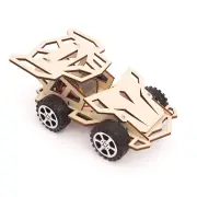 Wooden 4WD Racing Car Model Assembly Kit DIY Children's Science Experiment Education Puzzle Toy Student Technology Small
