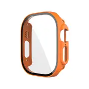 Apple Watch Full Glass Cover Watch Case 49MM Orange
