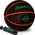 Glow in The Dark Basketball, Glowing Red Basket Ball, Light Up LED With Pump