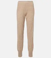 [The Row] The Row Jearl cotton and cashmere sweatpants AU 8 beige