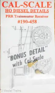 Cal-Scale HO #458 PRR Trainmaster Receiver (Brass Castings)