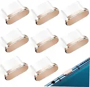 8Pcs USB C Dust Plugs Caps Type C Port Protectors for Phones Design Dust Fits Type C Devices Durable and Secure Dust Covers