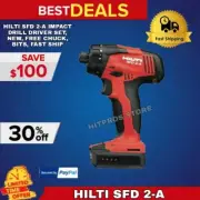 HILTI SFD 2-A IMPACT DRILL DRIVER COMBO, NEW, FREE CHUCK, BITS, FAST SHIP