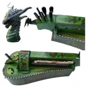 6 strings 24 keys green Hurdy Gurdy bird's eye wood inlay shell purfling