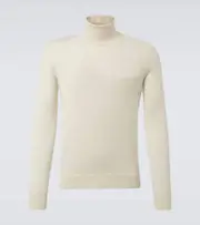 [Tom Ford] Tom Ford Cashmere and silk turtleneck sweater AU 96 white