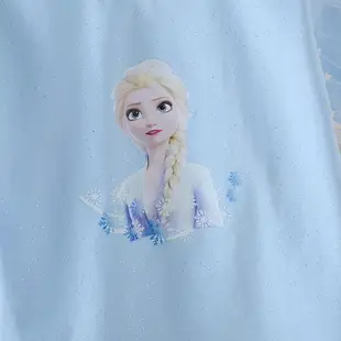 冰雪奇緣愛莎公主風短袖體恤童裝