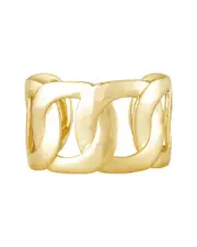 Rivka Friedman 18K Plated Motif Cuff Bracelet