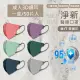 【淨新】成人立體細耳醫療口罩 2盒組(50入/盒 多色可選)