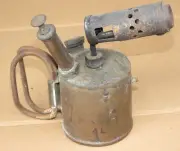 Vintage Primus Brass Blowtorch No. 631 B.A. Hjorth Sweden Original Patina