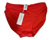 SEAFOLLY NEW WITH TAGS LADIES GODDESS POWER MESH CORAL BIKINI PANTS SIZE 12