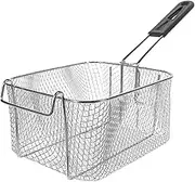 MOLUCKFU French Fries Holder Hot Pot Basket Stainless Steel Strainer Basket Handle Easy Cleaning