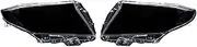 CLZCNQLX Headlight Lampshade Transparent Lens Left Right Lampshade Protective Cover Compatible for Toyota Alphard Vellfire AH30 Pre-Facelift 2015-17