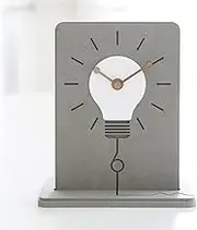 Square Art Office Desk Clock Silent Office Vintage Table Clock Mechanical Clocks