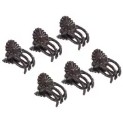 100pcs Plant Clips, Plant Support Clips Tomato Clip for Flower Orchid, Brown