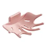 5Pcs Seamless Crown Plastic Soap Box(Pink)