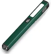 LED+SMD Medical Handy Pen Light with Pen Clip USB Charging Flashlight (Green)