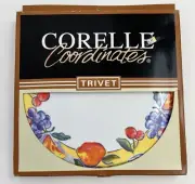 CORELLE FRUIT BASKET 8" MELAMINE TRIVET / HOT PLATE
