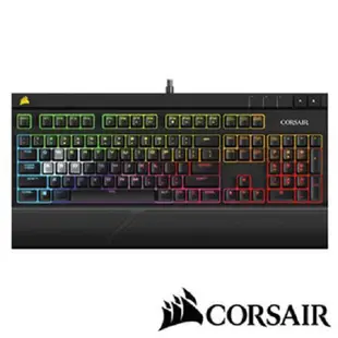 CORSAIR 海盜船 Gaming STRAFE RGB機械電競鍵盤-茶軸中文 現貨 蝦皮直送
