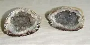 GEODE WITH WHITE QUARTZ CRYSTALS