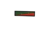 Patch printed embroidered travel souvenir iron backpack flag st kitts and nevis