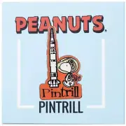 ⚡RARE⚡ PINTRILL x PEANUTS Astronaut Snoopy Pin W/Space Shuttle *LIMITED EDITION*