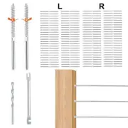 VEVOR 102 Pack Cable Railing Swage Threaded Stud Tension End Fitting Terminal...