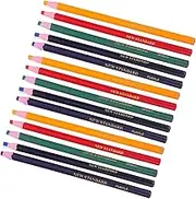 NUOBESTY 15pcs Boys and Girls Drawing Tools Fabric Craft Pencils Wax Crayons Peel-Off Pens No Sharpening Safe for School Use