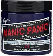 Manic Panic Hair Dye. Vegan Cream Formula Semi-Permanent 118Ml/4 oz Rockabilly Blue